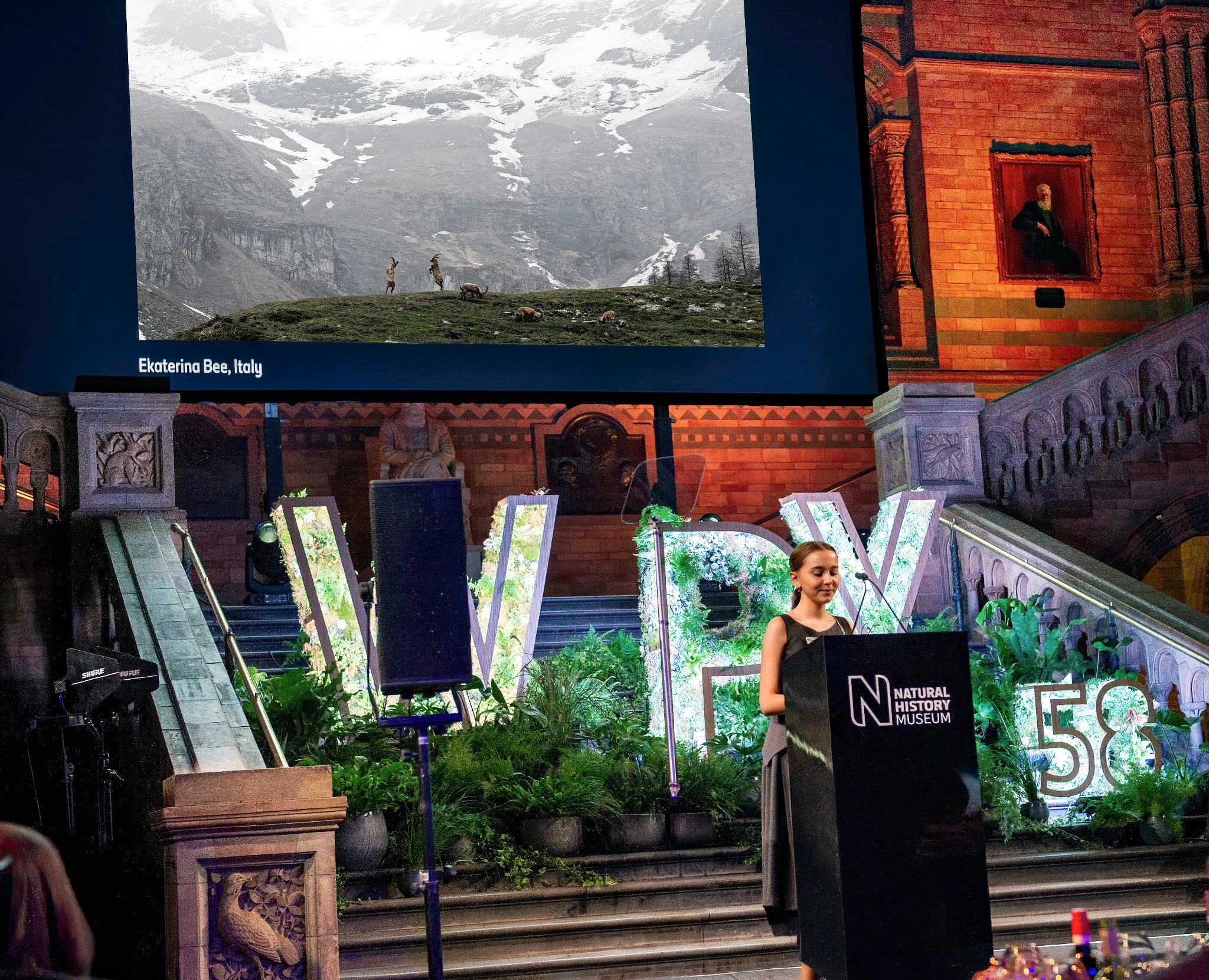 Wildlife photography presentation at the Natural History Museum